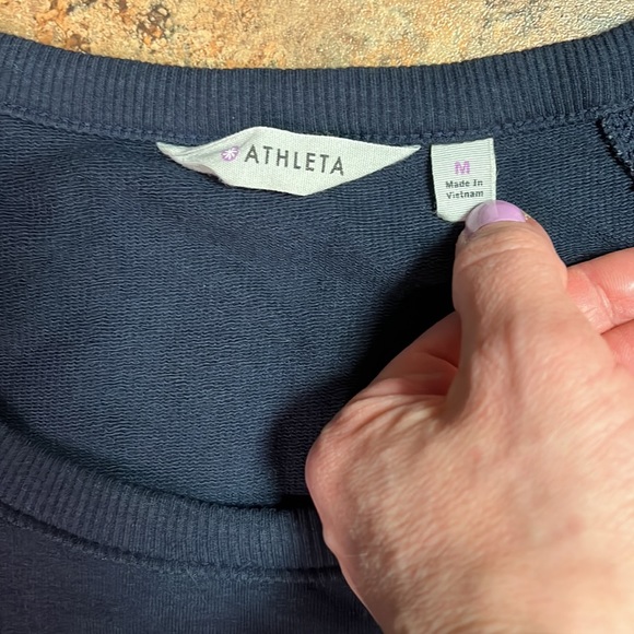 Navy Athleta Pullover - Picture 3 of 4